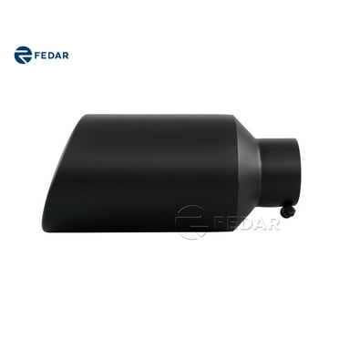 Spec-D Tuning MF-TP0408D-S-TD 4Inlet/8 Outlet Chrome Stainless Steel Truck Bolt-On Exhaust Muffler Tip Spec-D Tuning MF-TP0408D-S-TD 4Inlet/8 Outlet Chrome Stainless Steel Truck Bolt-On Exhaust Muffler Tip